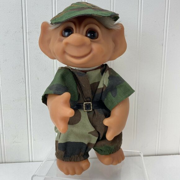 Army Troll Lot (3) 2-Thomas Dam 9” Soldier Trolls 604 - 1 Russ 5” Soldier Troll - Picture 5 of 12